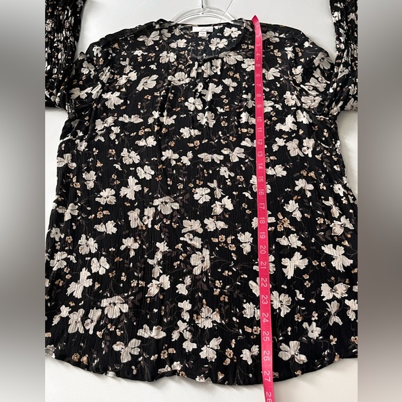 J JILL | Med | Crinkle Fabric | Floral - Picture 10 of 12